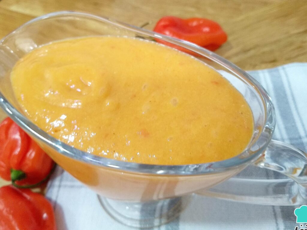receta de salsa picante de mango y habanero afrutada y picante