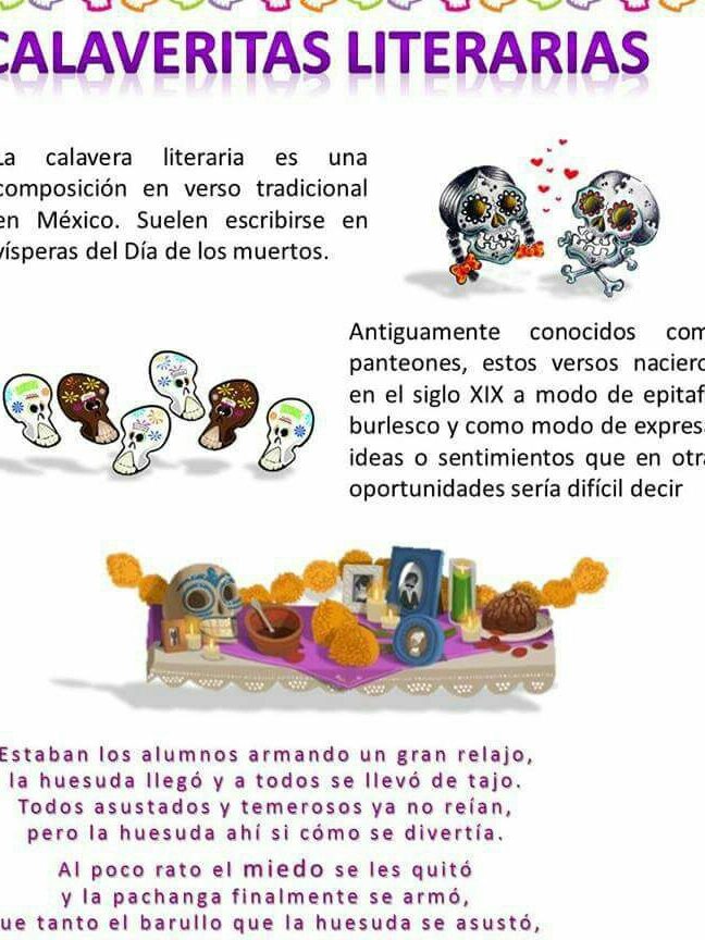 Calaveras literarias para niños de kinder calaveras literarias para ninos de kinder