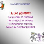 calaverita literaria para companeros