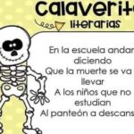 calaveritas literarias para preescolar