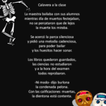 calaveritas literarias para profes