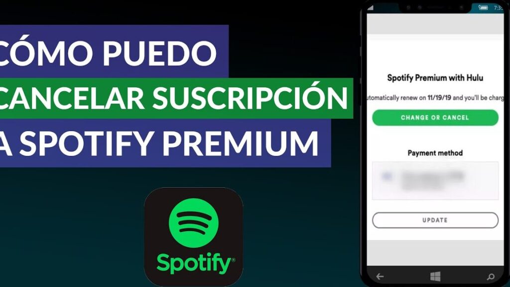 como cancelar spotify premium
