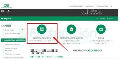 como descargar e imprimir tu recibo cfe con tan solo un clic