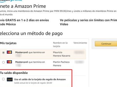 como pagar amazon prime video mexico sin tarjeta de credito