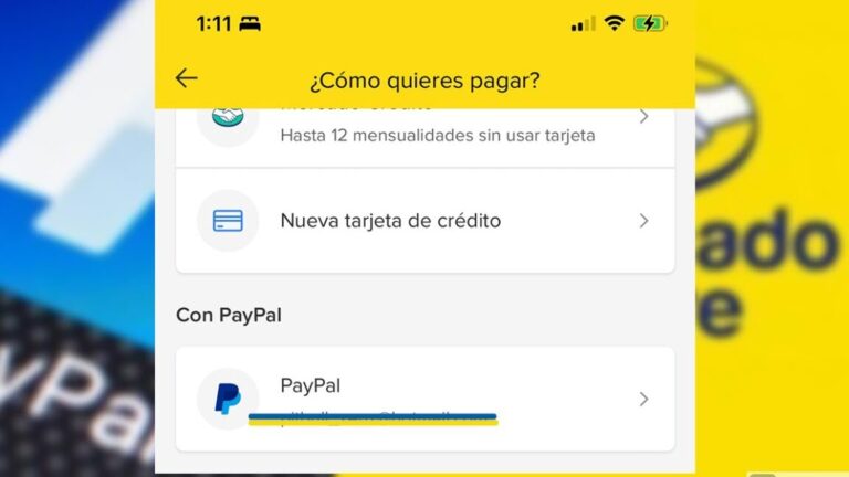 como pagar con paypal en mercado libre