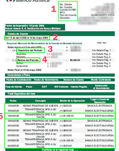 ¿Cómo saber mi numero de cuenta de Banco Azteca? como saber mi numero de cuenta de banco azteca