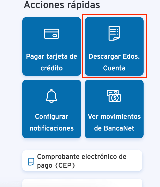 conoce tu estado de cuenta en