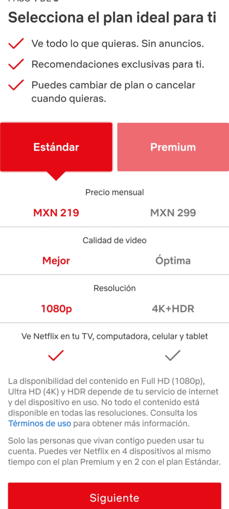 contratar netflix en mexico paso a paso y planes disponibles