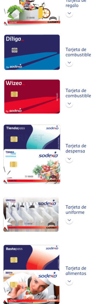 donde puedo comprar con la tarjeta sodexo