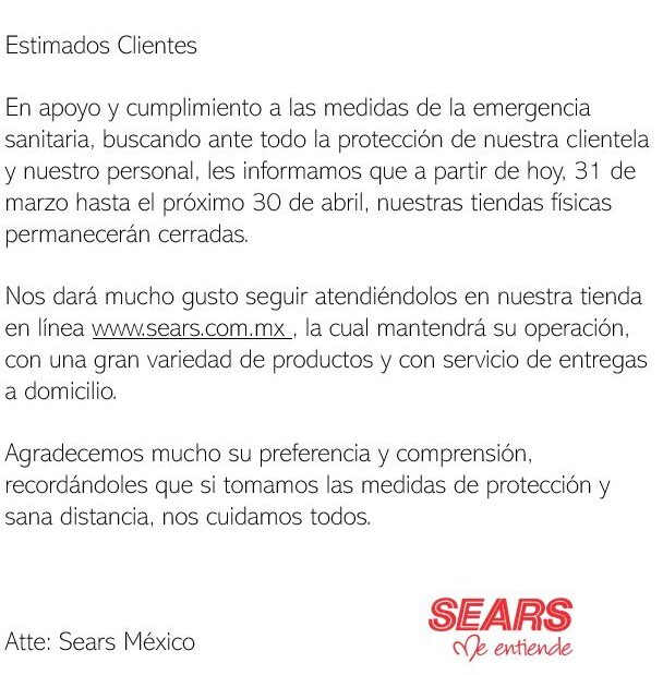 que pasa si no pago sears