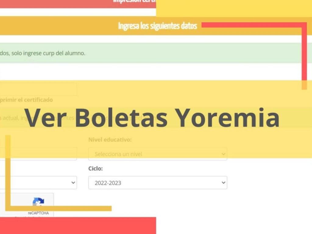 Te decimos como consultar tus boletas a través Yoremia calificaciones te decimos como consultar tus boletas a traves yoremia calificaciones
