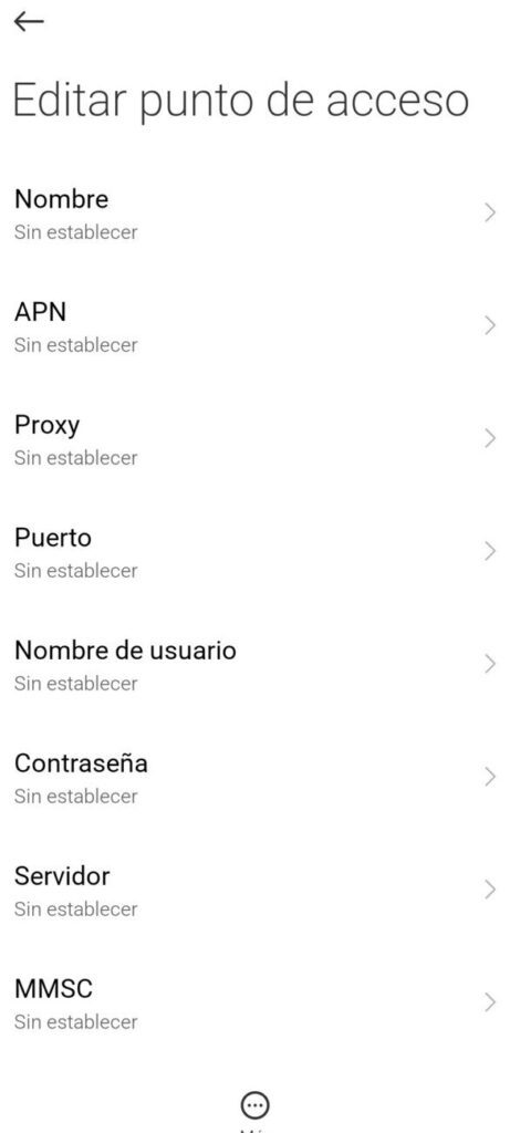 apn de movistar configurar punto de acceso android e ios
