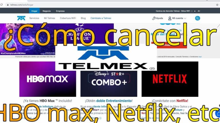 como cancelar netflix en telmex