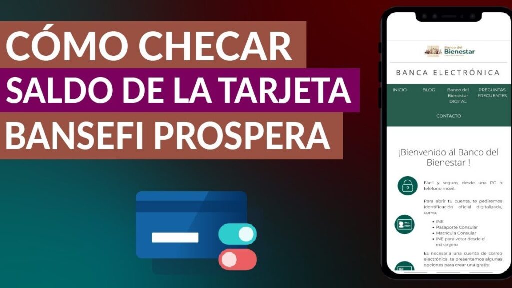 como checar el saldo de mi tarjeta de prospera