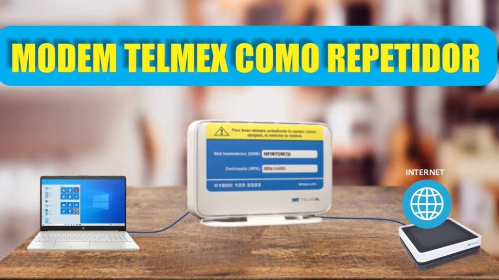 ¿Cómo configurar módem Telmex como repetidor? como configurar modem telmex como repetidor