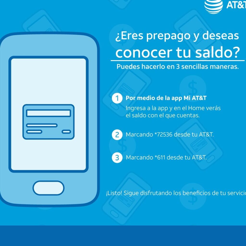 Conoce como consultar tu saldo AT&A conoce como consultar tu saldo ata
