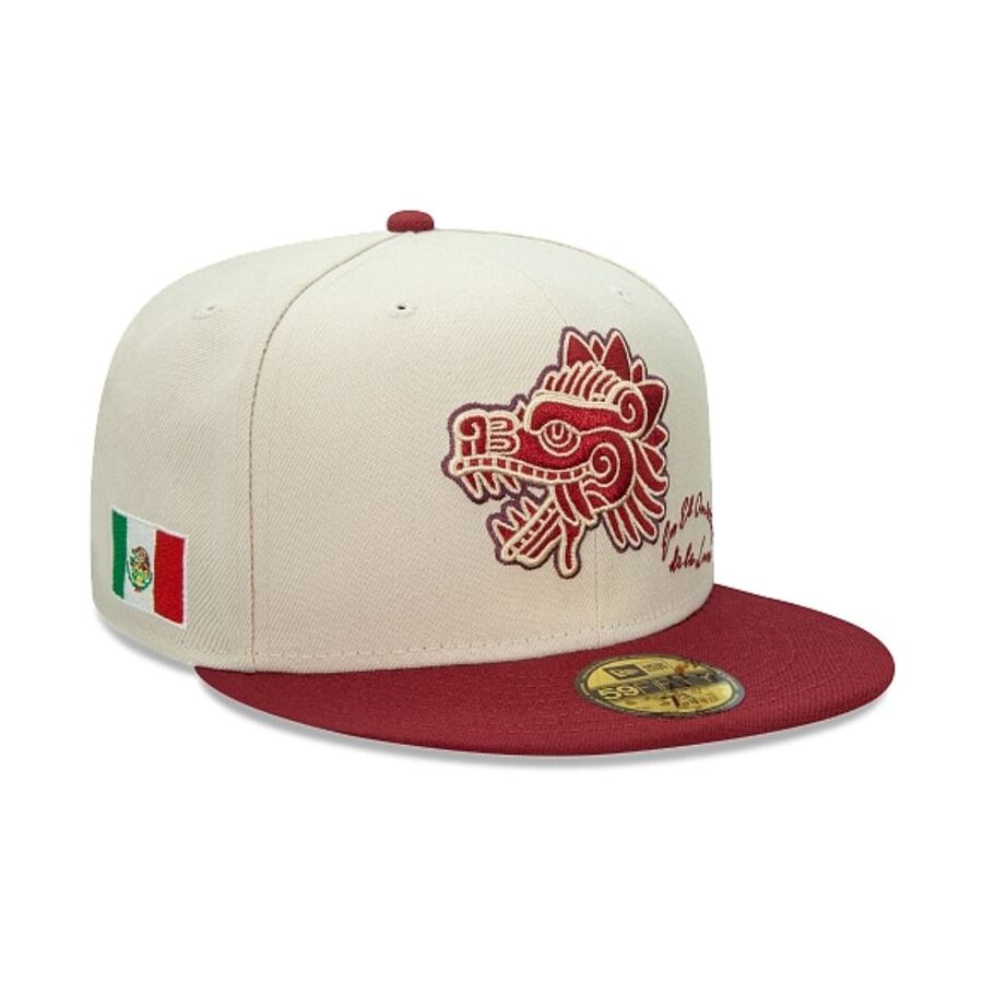 descubre el misterio detras de quetzalcoatl 59fifty la cerrada beige mas trendy en