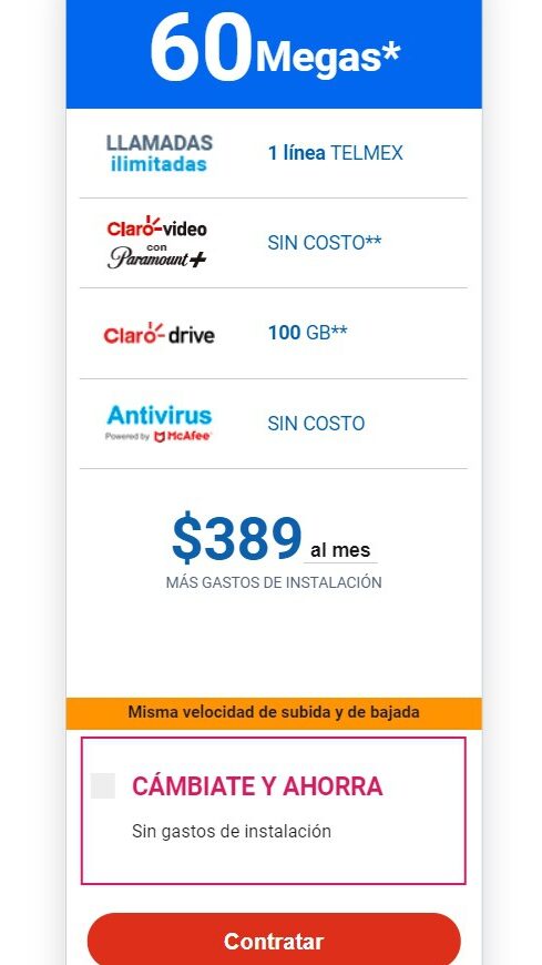internet simetrico telmex paquetes precio y cobertura