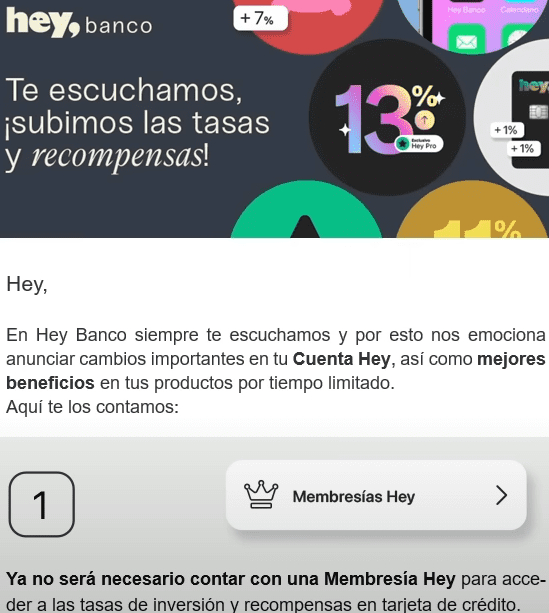 Recompensas Hey Banco: condiciones, porcentajes y cómo funciona recompensas hey banco condiciones porcentajes y como funciona