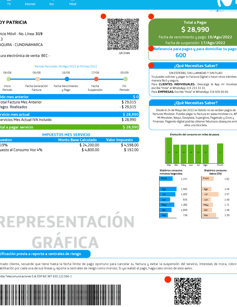 Mi Factura Movistar: pagar, consultar y descargar mi factura movistar pagar consultar y descargar