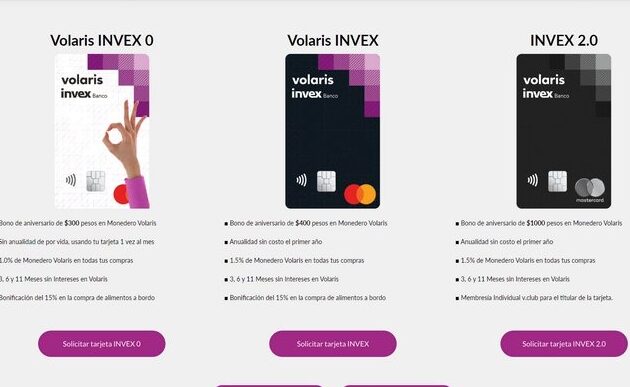 tarjeta de credito volaris invex beneficios y como solicitarla
