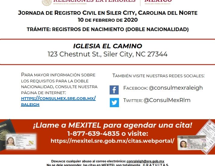 Todo lo que necesitas saber sobre las visitas del Consulado Mexicano a Carolina del Sur todo lo que necesitas saber sobre las visitas del consulado mexicano a carolina del sur